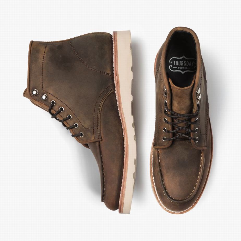 Brown Thursday Boots Diplomat Men Lace Up Boots | UMS1934CF