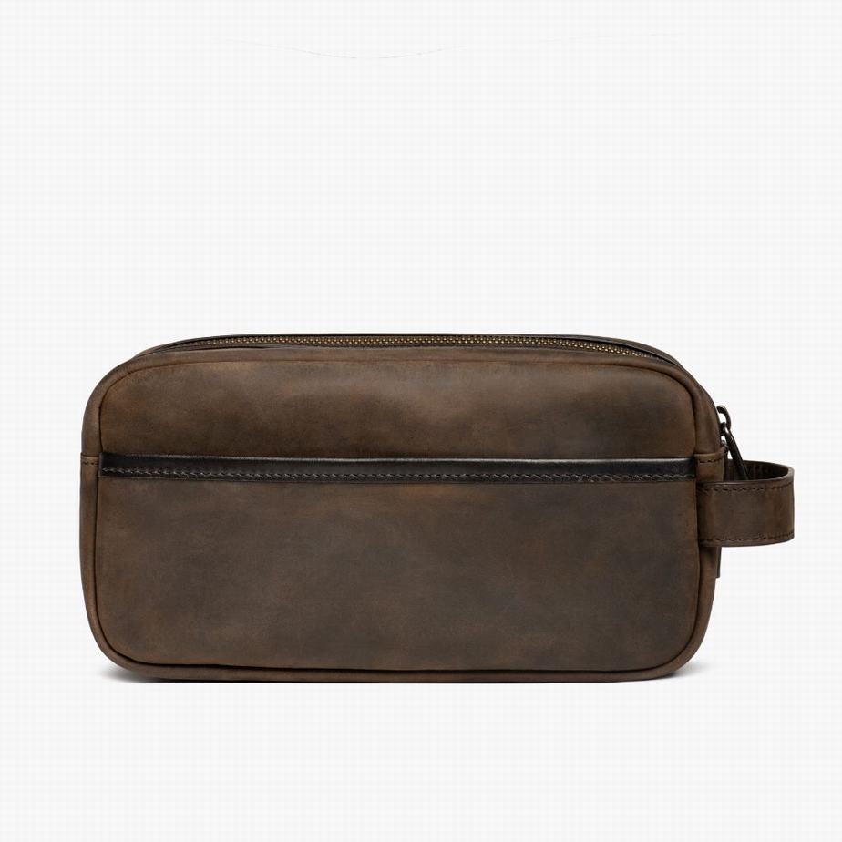 Brown Thursday Boots Dopp Kit Men Toiletry Bags | CAV7040ZB