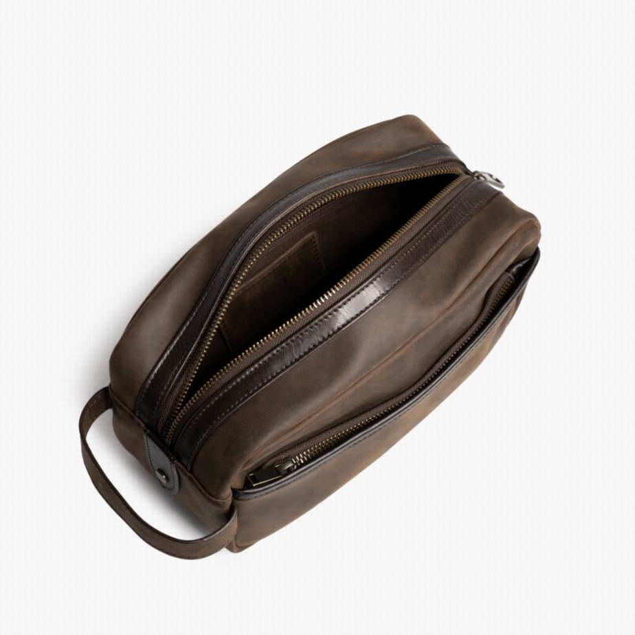 Brown Thursday Boots Dopp Kit Men Toiletry Bags | CAV7040ZB