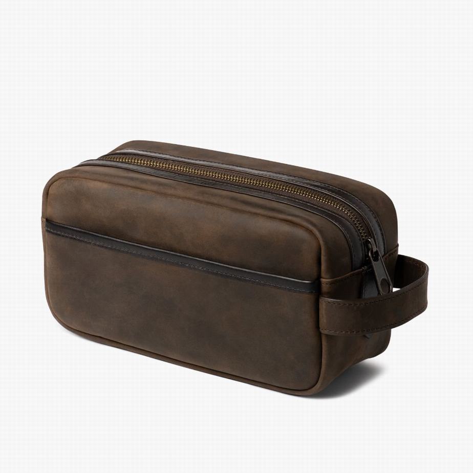 Brown Thursday Boots Dopp Kit Men Toiletry Bags | CAV7040ZB