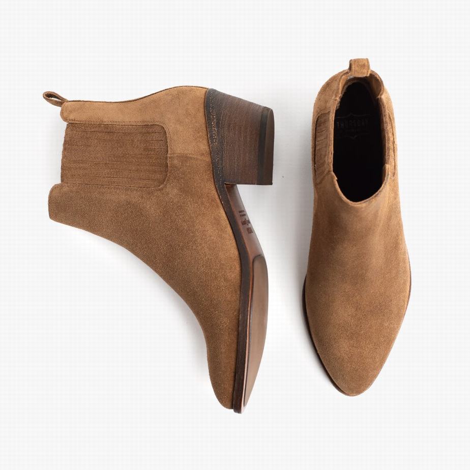 Brown Thursday Boots Dreamer Women Booties | TNI174SQ