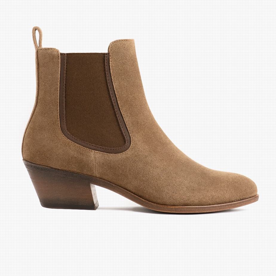 Brown Thursday Boots Duchess Bootie Women Chelsea Boots | EHO9428GN