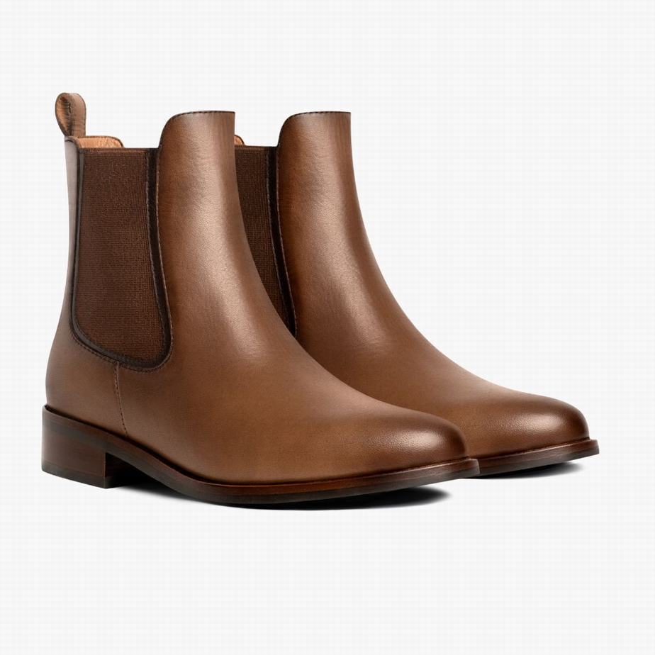 Brown Thursday Boots Duchess Women Chelsea Boots | TBW5436RA