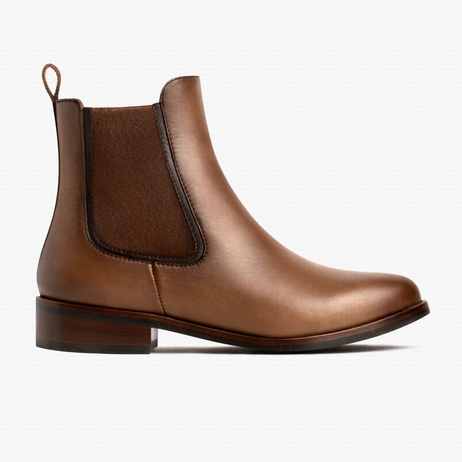 Brown Thursday Boots Duchess Women Chelsea Boots | TBW5436RA