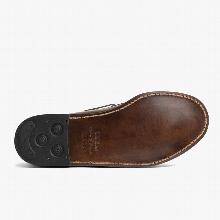 Brown Thursday Boots Handsewn Men Loafers | XAF9325AY