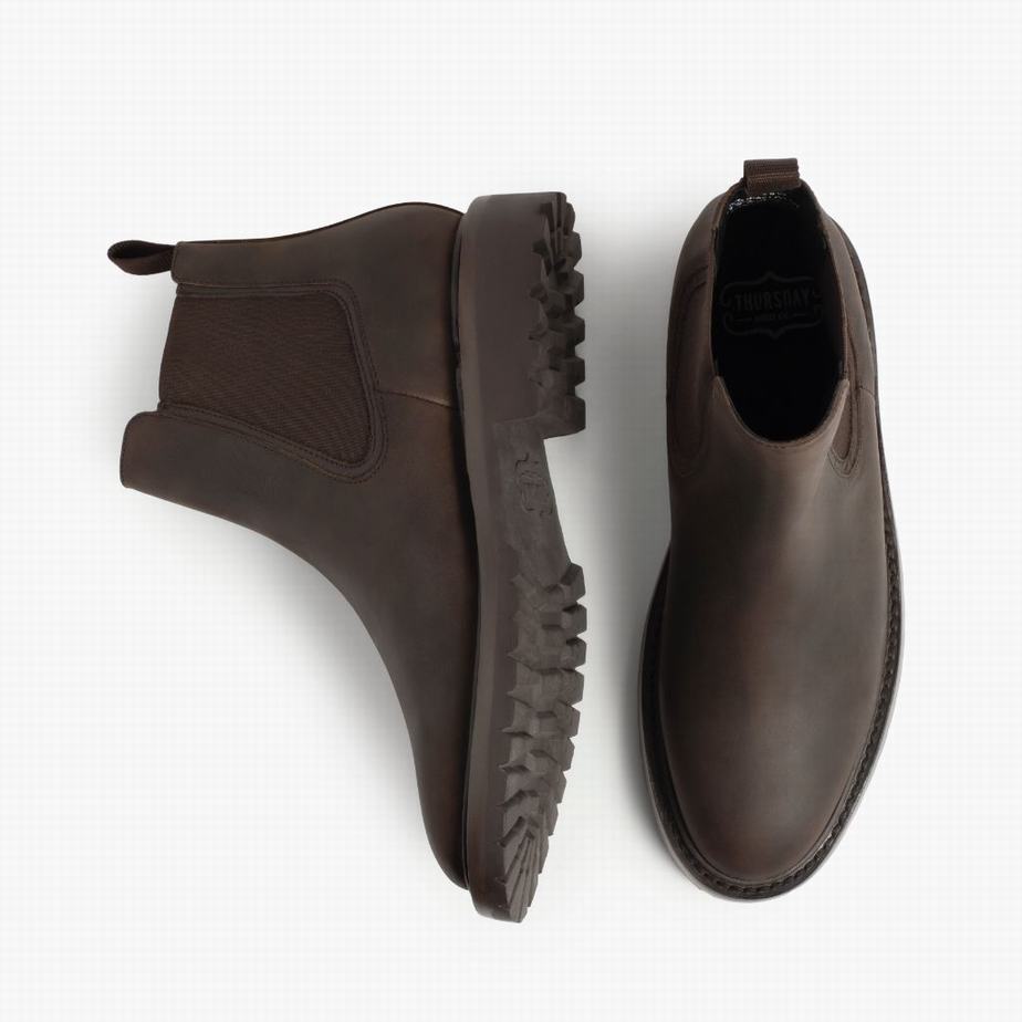 Brown Thursday Boots Legend Men Chelsea Boots | CJY368GC