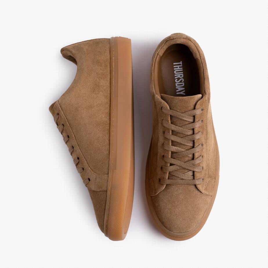 Brown Thursday Boots Premier Men Low-Top Sneakers | FQR7875JZ