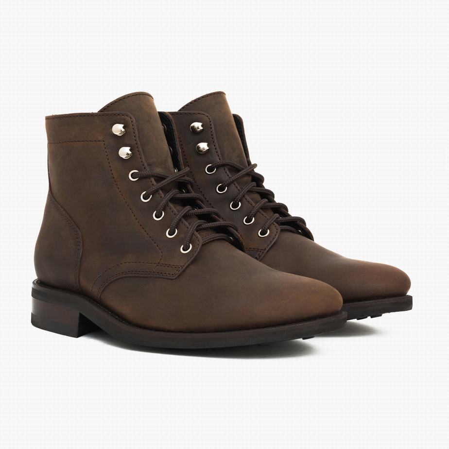 Brown Thursday Boots President Men Lace Up Boots | OIM85TY