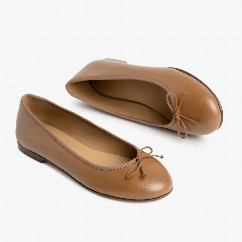 Brown Thursday Boots Prima Women Ballet Flats | KTT7138SD