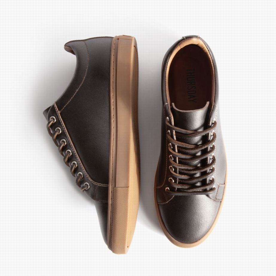 Cacao Thursday Boots Premier Men Low-Top Sneakers | MOB2655KF