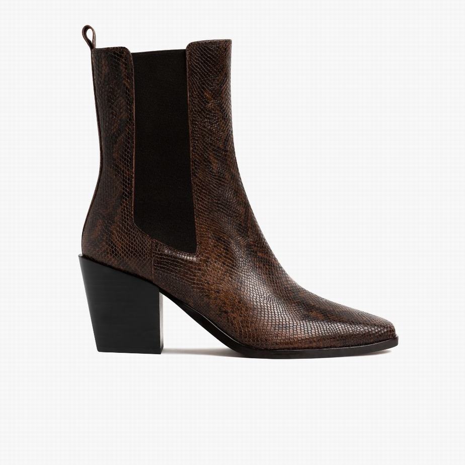 Chocolate Snake Thursday Boots Soho Women Chelsea Boots | XGB5317FU