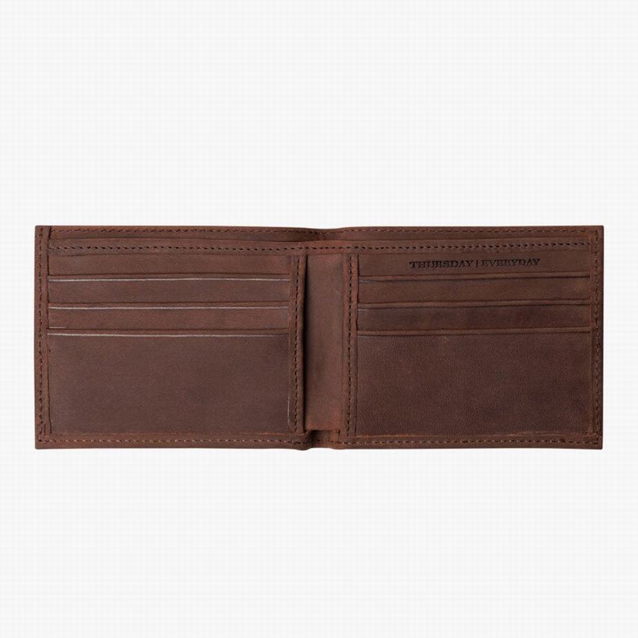 Chocolate Thursday Boots Bifold Men Wallets | RPQ67OK