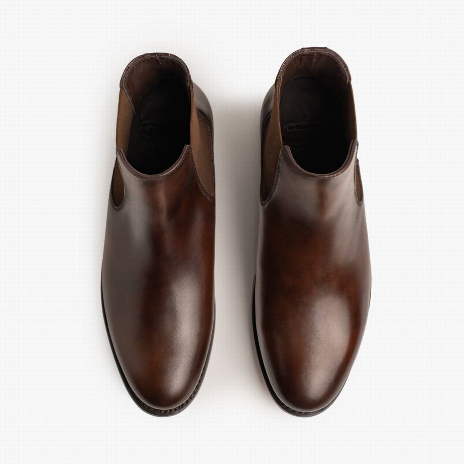 Chocolate Thursday Boots Cavalier Men Chelsea Boots | UVU8727XG