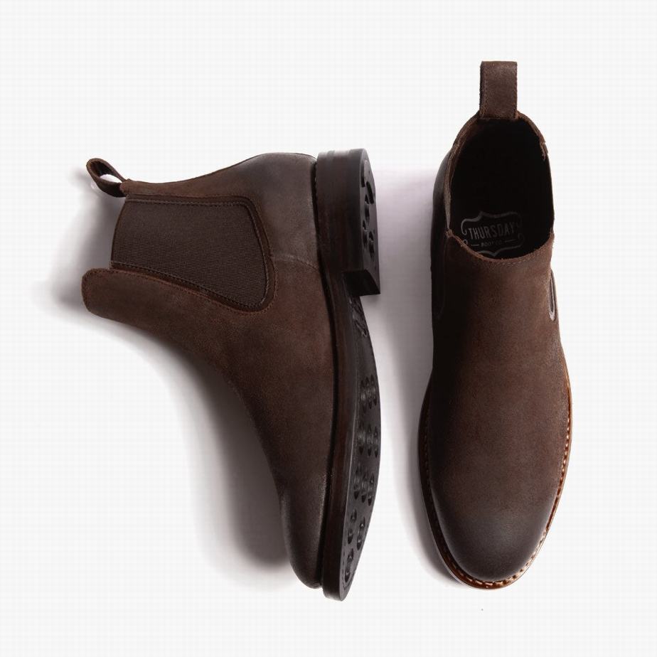 Chocolate Thursday Boots Duke Men Chelsea Boots | NFO1810IK