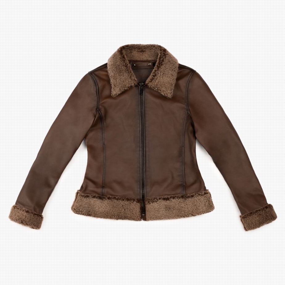 Chocolate Thursday Boots Flight Women Jackets | QGT9060JQ