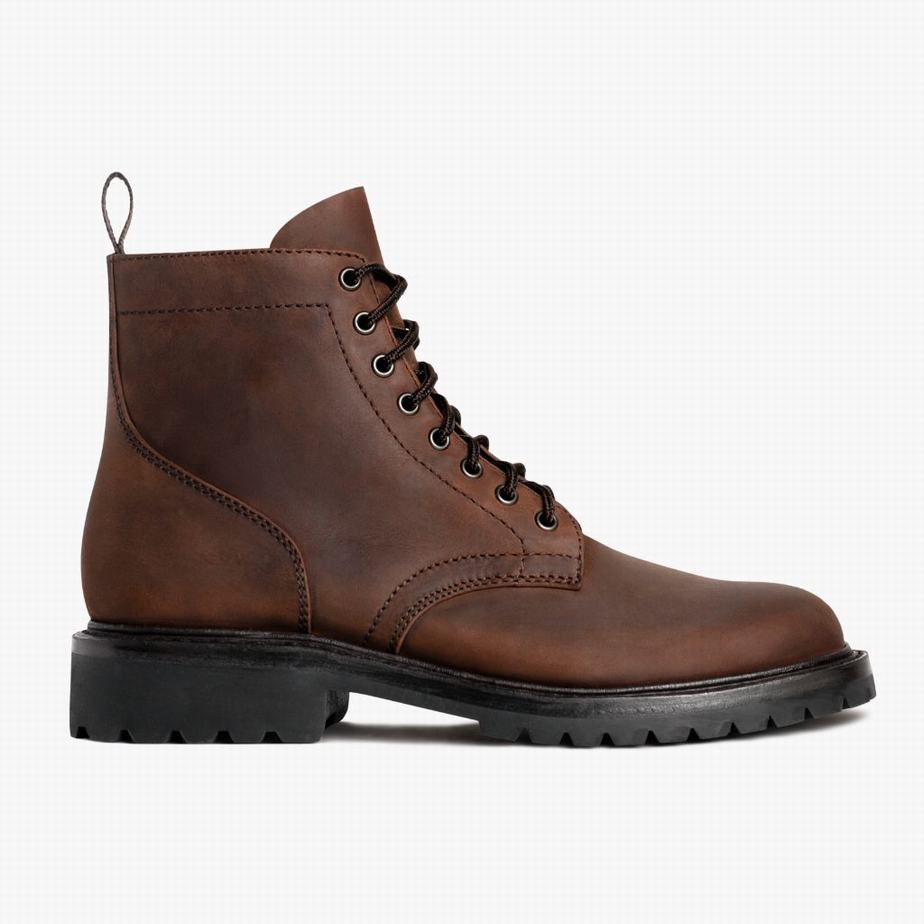 Chocolate Thursday Boots Hero Men Lace Up Boots | SCR7821BK