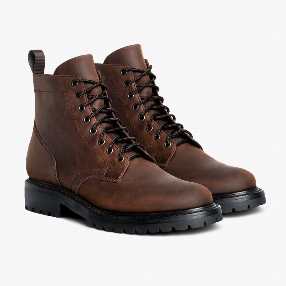 Chocolate Thursday Boots Hero Men Lace Up Boots | SCR7821BK