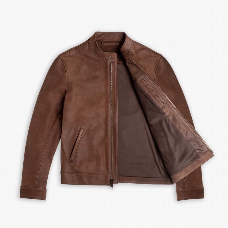 Chocolate Thursday Boots Racer Men Jackets | DUX3778OJ