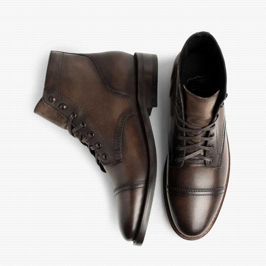 Coffee Thursday Boots Captain Men Lace Up Boots | WUW3575PI