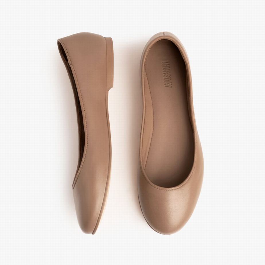 Coffee Thursday Boots Feliz Women Ballet Flats | SOL3662KH