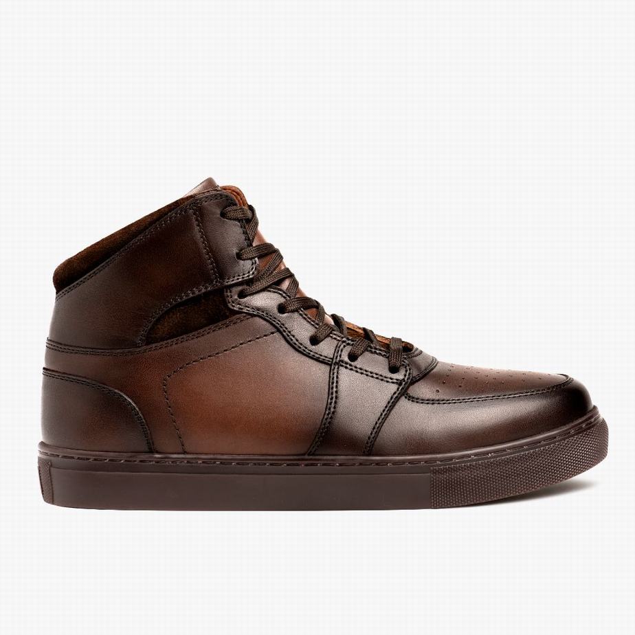 Coffee Thursday Boots Showtime Men High-Top Sneakers | FHD7851BS