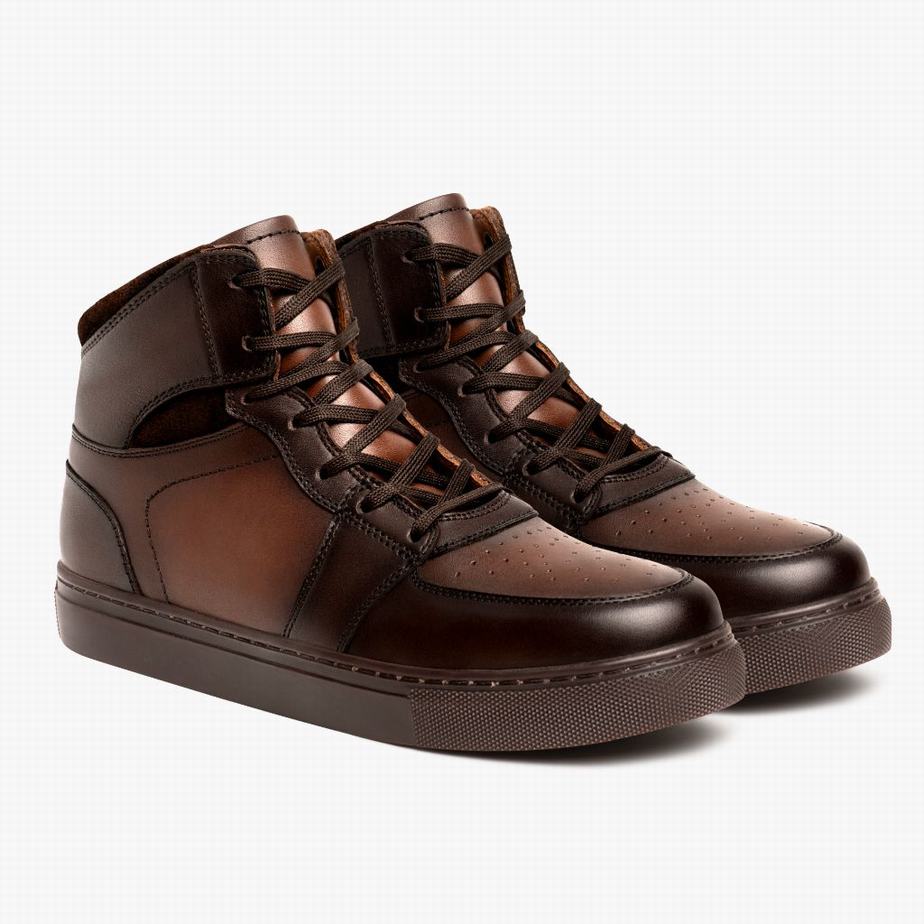 Coffee Thursday Boots Showtime Men High-Top Sneakers | FHD7851BS