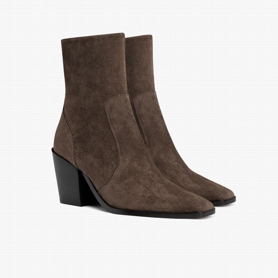 Coffee Thursday Boots Soho Zip Women Booties | FRI3520NH