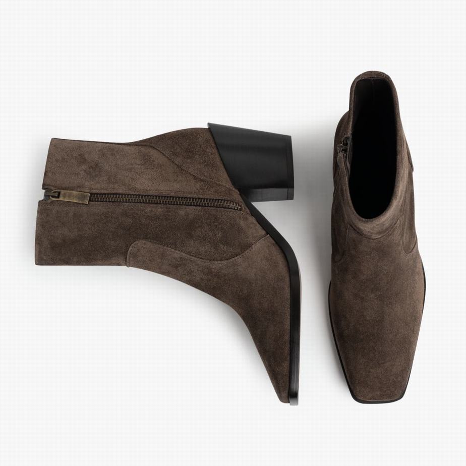 Coffee Thursday Boots Soho Zip Women Booties | FRI3520NH