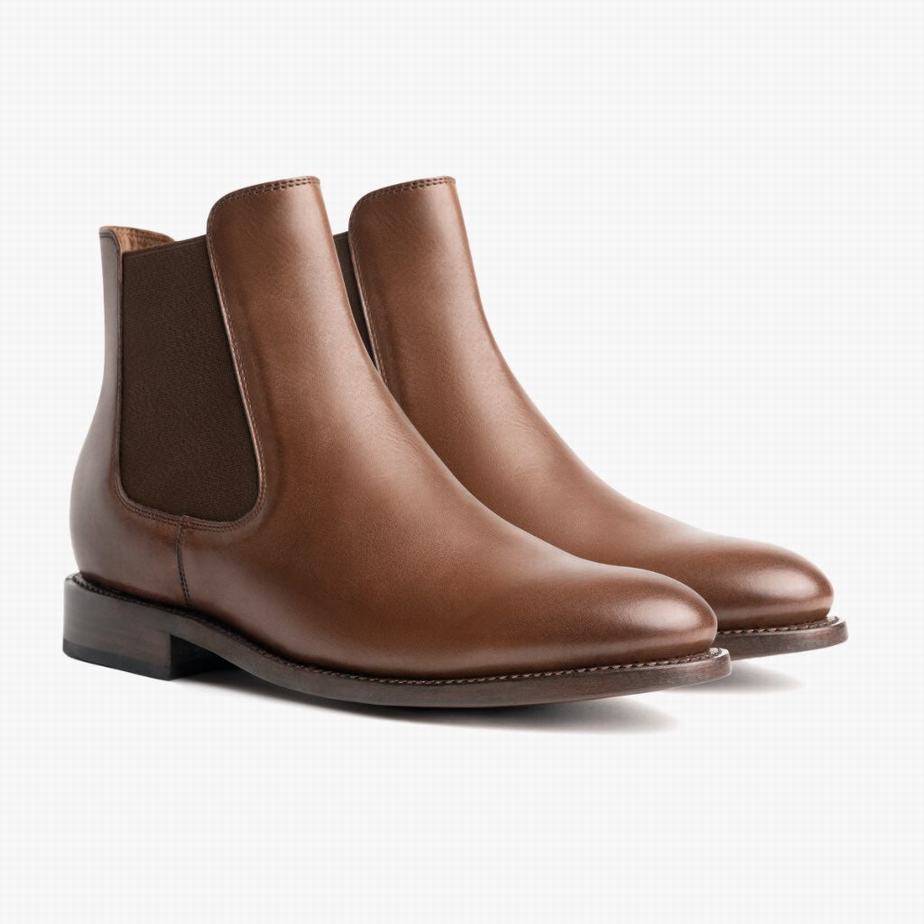 Dark Brown Thursday Boots Cavalier Men Chelsea Boots | HLN8017AJ