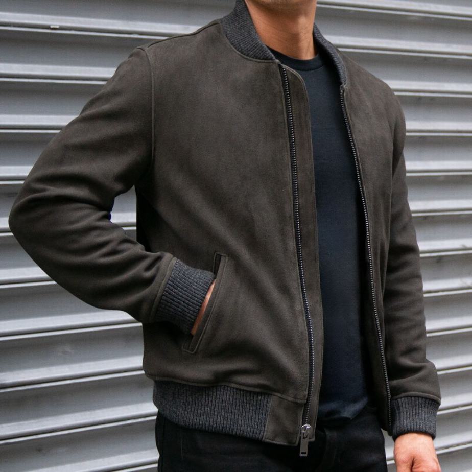 Dark Grey Thursday Boots Bomber Men Jackets | DPT8885BS