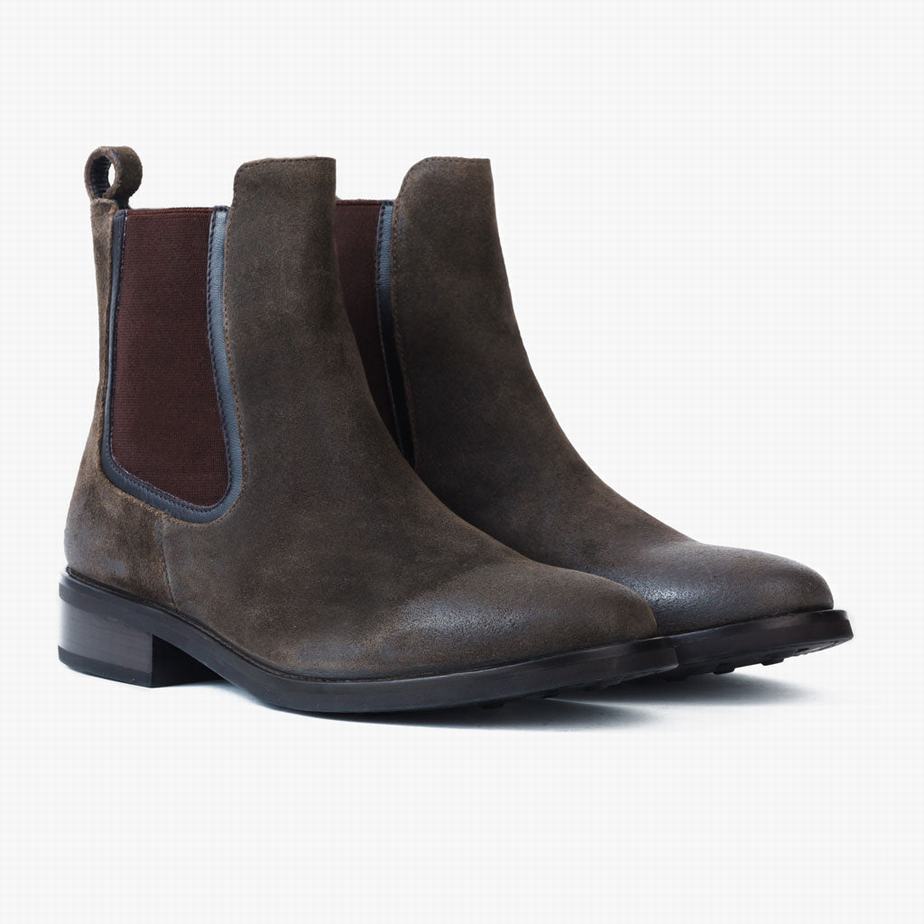 Dark Olive Thursday Boots Duchess Women Chelsea Boots | HIP6954VM