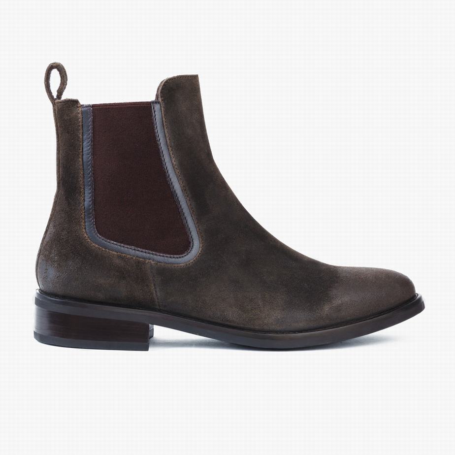 Dark Olive Thursday Boots Duchess Women Chelsea Boots | HIP6954VM