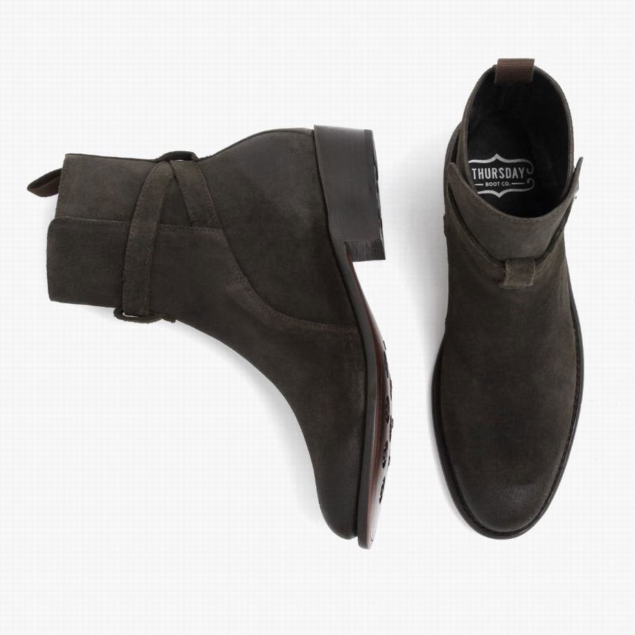 Dark Olive Thursday Boots Rogue Men Chelsea Boots | XSS4036QJ