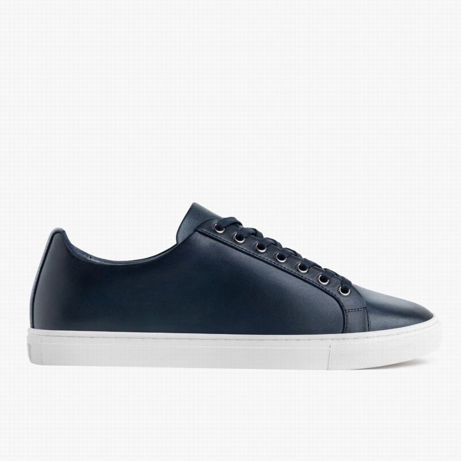 Deep Blue Thursday Boots Premier Men Low-Top Sneakers | ANI6256AW