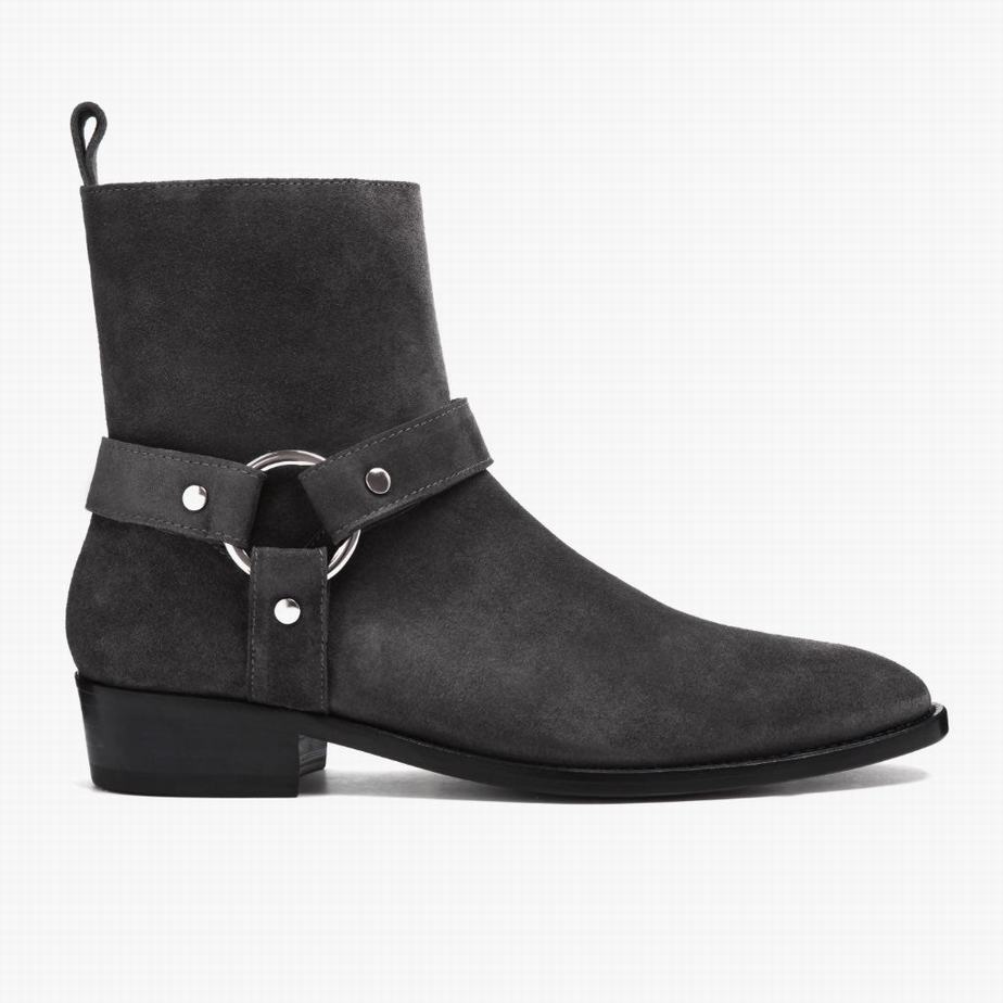 Grey Thursday Boots Harness Men Chelsea Boots | HKF2967FV