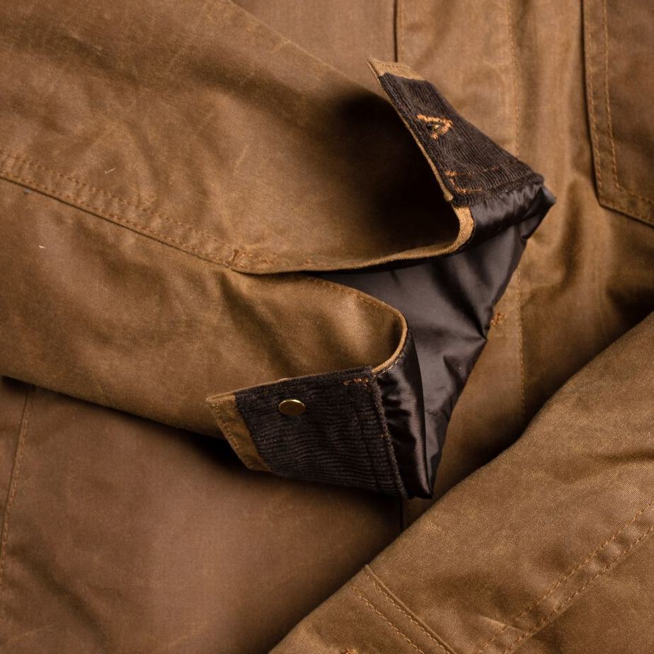 Khaki Thursday Boots Waxed Canvas Field Men Jackets | HMG392VK