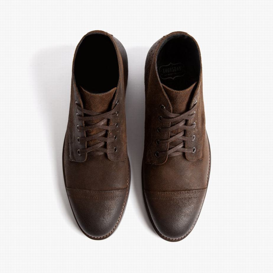 Mocha Thursday Boots Cadet Men Chukka Boots | PEE4144GX