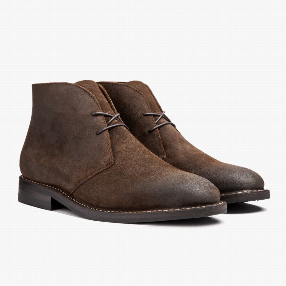 Mocha Thursday Boots Scout Men Chukka Boots | CWU3811KP