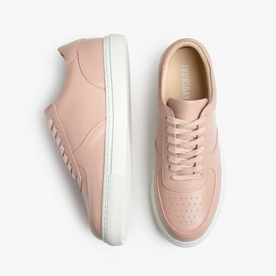 Pink Thursday Boots Court Women Low-Top Sneakers | ARS9743PD