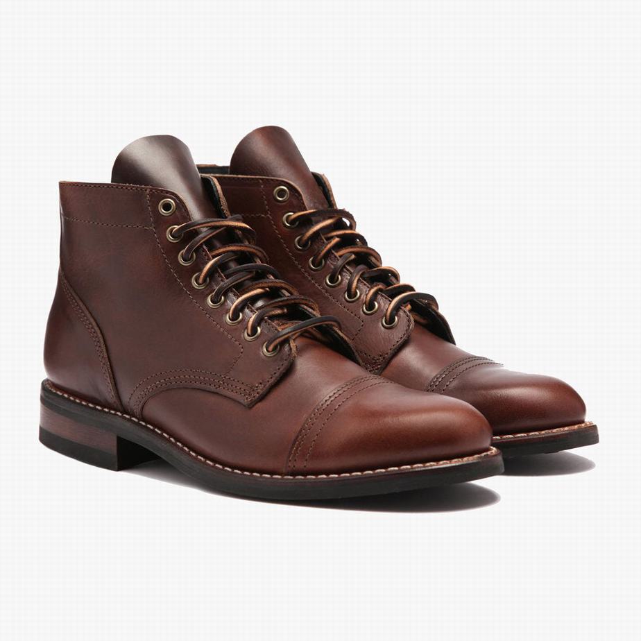 Red Brown Thursday Boots Vanguard Men Lace Up Boots | QNL3079KS