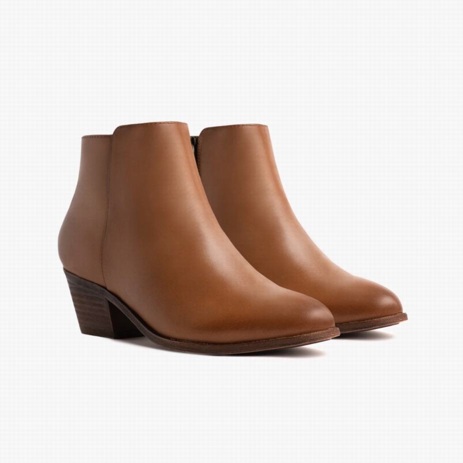 Toffee Thursday Boots Downtown Women Booties | QIF6735GH