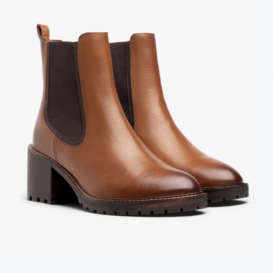 Toffee Thursday Boots Knockout Women Chelsea Boots | KAR4289RH