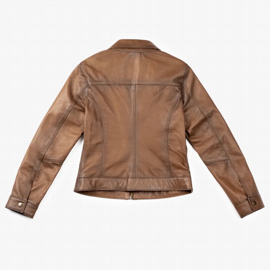 Walnut Thursday Boots Edition Women Jackets | IYC5971BI