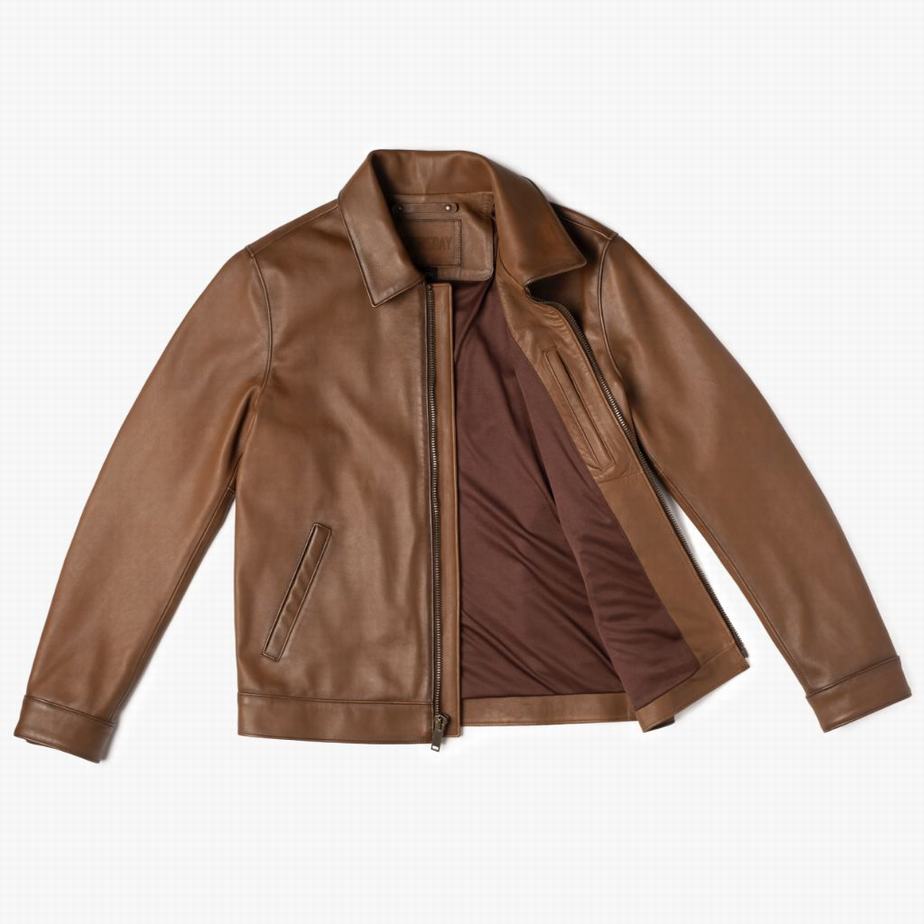 Walnut Thursday Boots Keanu Men Jackets | DAS3169YP