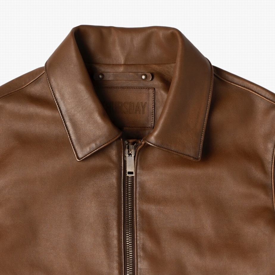 Walnut Thursday Boots Keanu Men Jackets | DAS3169YP