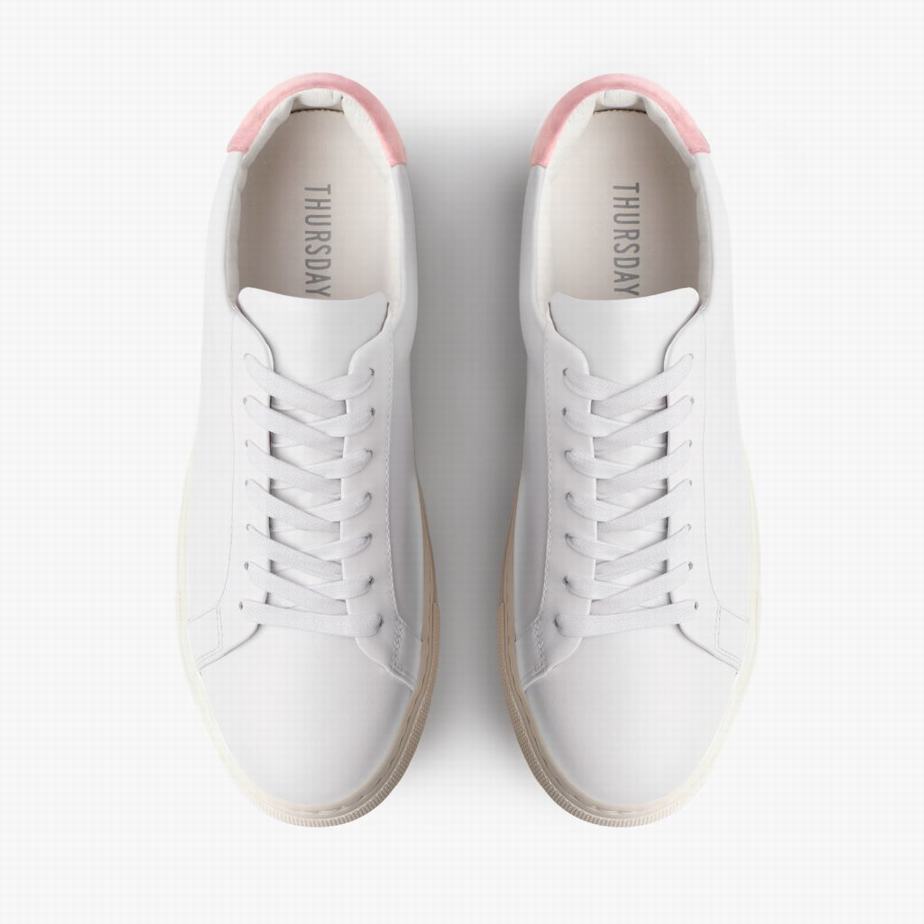 White Pink Thursday Boots Legacy Women Low-Top Sneakers | ALH2590AU