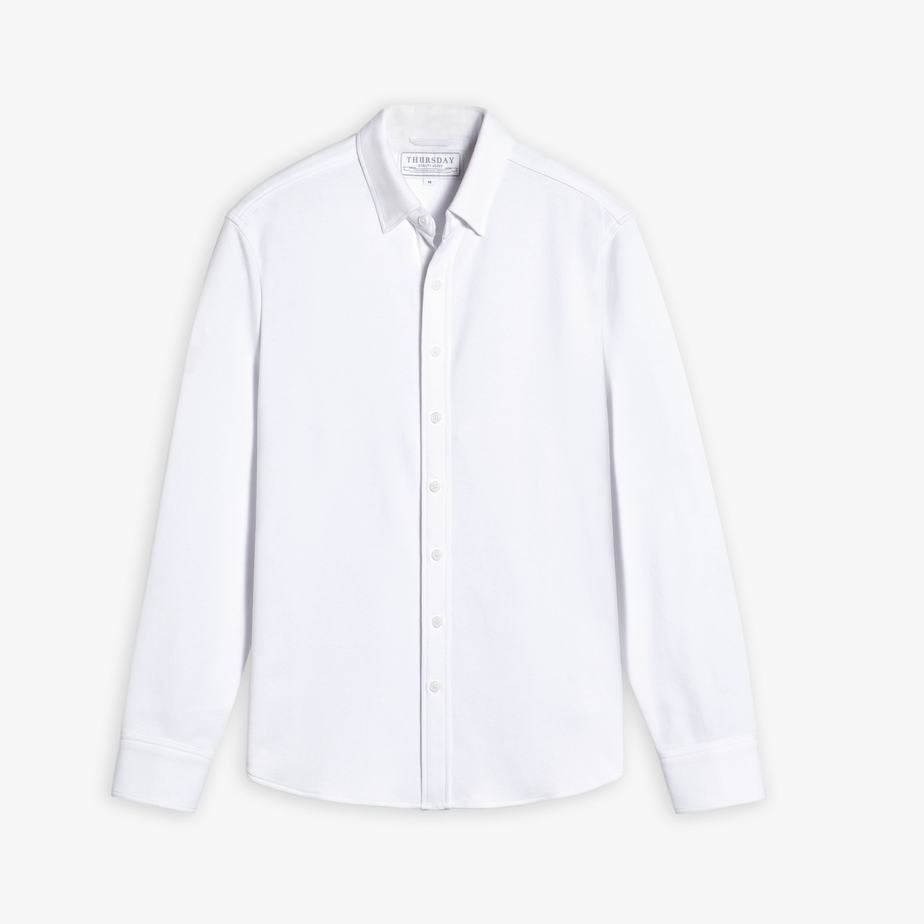 White Thursday Boots Everyday Button-Down Men Shirts | LFV5156ZR