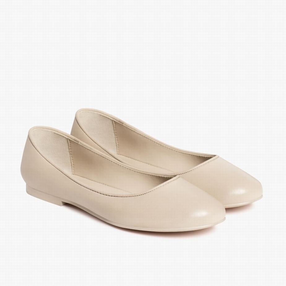 White Thursday Boots Feliz Women Ballet Flats | SUZ6762OR