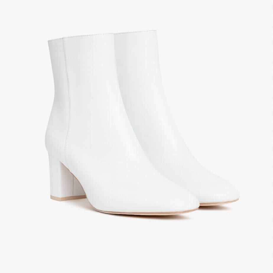 White Thursday Boots High Standard Women Booties | YNN1366PG