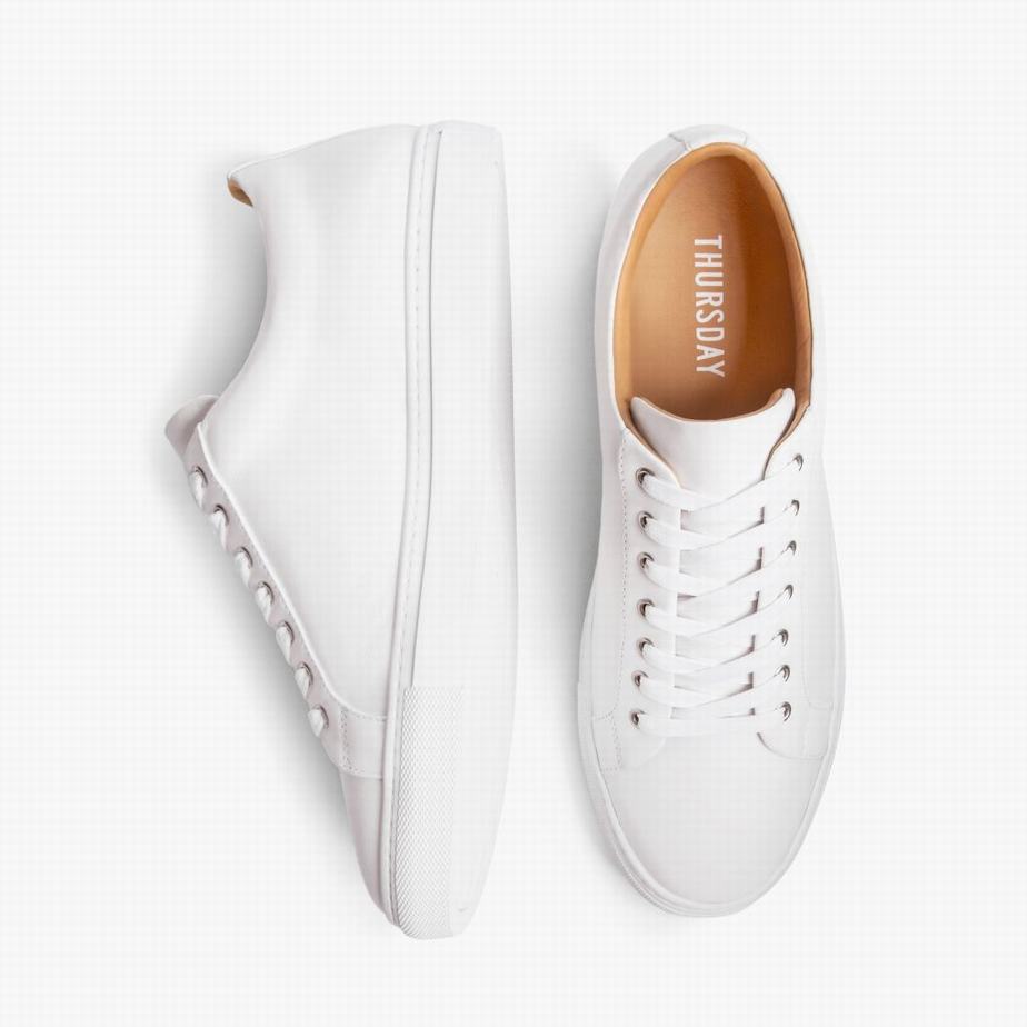 White Thursday Boots Premier Men Low-Top Sneakers | DOW2096DG